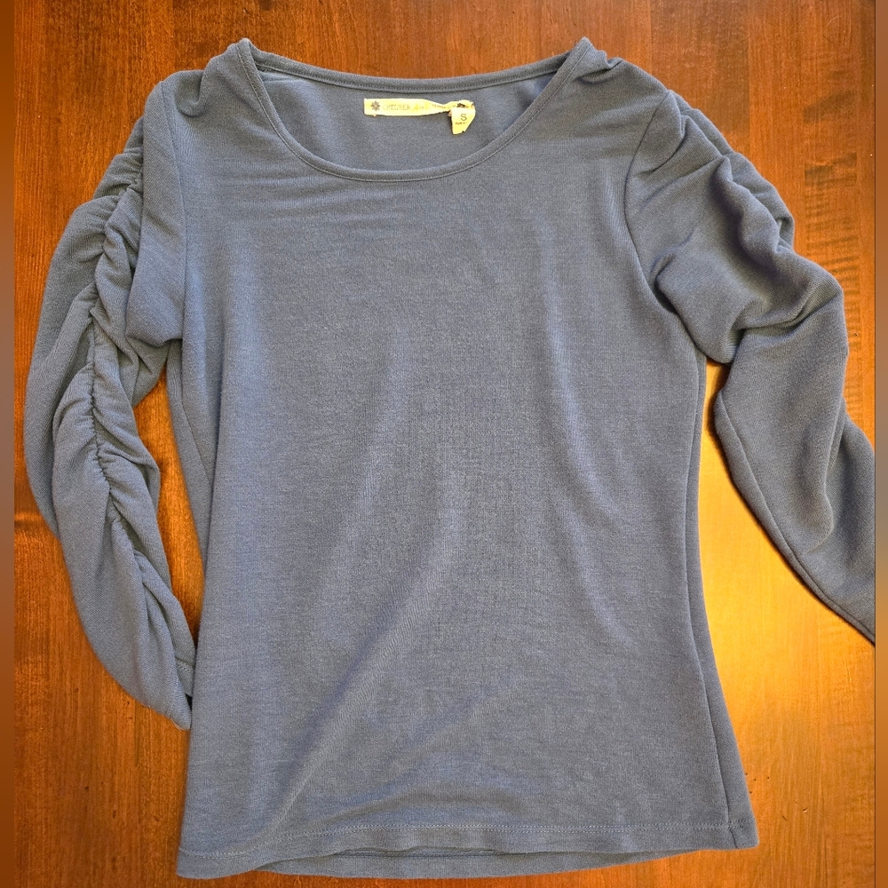 Chelsea & Violet Dusty Blue Top